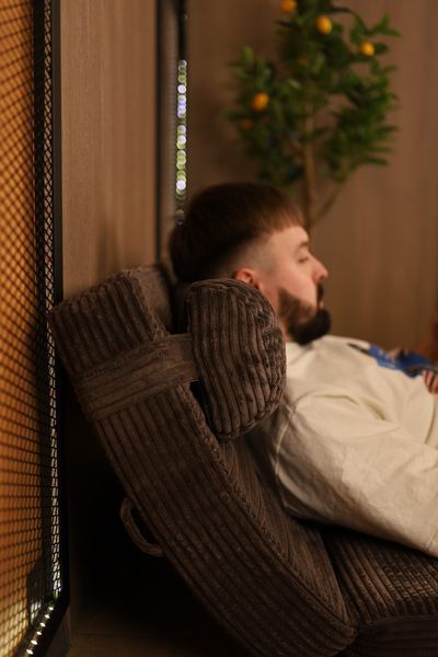 Матрац трансформер 4 секції 80&times;200х10 см, крісло-ліжко з подушкою, розкладний ортопедичний для сну та відпочинку, рожевий MT-05 фото